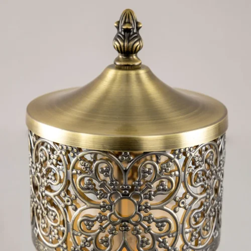 Настольная лампа Эмир CL467813 Citilux янтарная 1 лампа, основание бронзовое металл в стиле восточный  фото 8