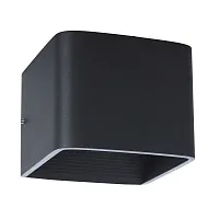 Бра LED Scatola A1423AP-1BK Arte Lamp чёрный 1 лампа, основание чёрное в стиле современный 