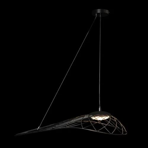 Светильник подвесной LED Tressage 10127/590 Black LOFT IT чёрный 1 лампа, основание чёрное в стиле современный  фото 2