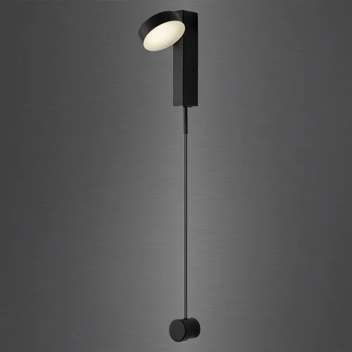 Бра LED Mirach A2142AP-10BK Arte Lamp чёрный на 1 лампа, основание чёрное в стиле хай-тек современный  фото 3