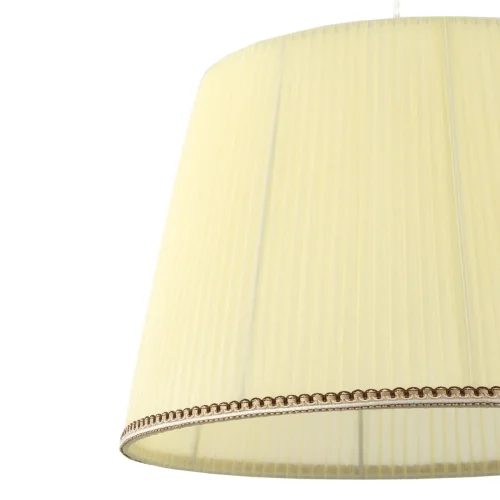 Светильник подвесной Вена CL402023 Citilux бежевый 1 лампа, основание патина белое в стиле классический прованс  фото 6