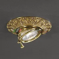 Светильник точечный SPOT 1085 ORO Reccagni Angelo золотой 1 лампа, основание золотое в стиле классика 