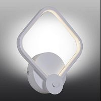 Бра LED Banbury OML-42601-12 Omnilux белый 1 лампа, основание белое в стиле хай-тек квадраты