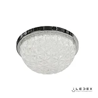 Светильник потолочный LED Bliss FOKD-68-352 CR iLedex прозрачный 1 лампа, основание хром в стиле модерн хай-тек 