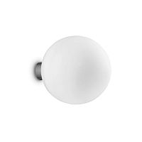 Бра MAPA BIANCO AP1 D20 Ideal Lux белый 1 лампа, основание хром в стиле современный 