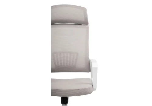 Компьютерное кресло Klit light gray 15636 Woodville, серый/сетка, ножки/металл/хром, размеры - *1220***580*580 фото 7