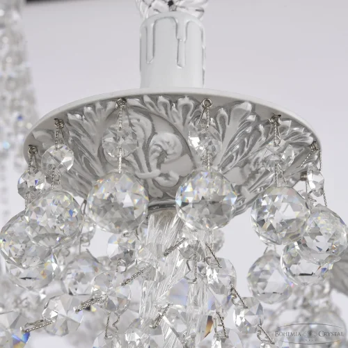 Люстра подвесная AL16309/12/300 WMN Bohemia Ivele Crystal без плафона на 12 ламп, основание серое белое в стиле классический balls фото 4