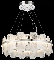 Люстра подвесная ЛЕД Нелли (Nelly) WE158.24.103 Wertmark прозрачная на 1 лампу, основание хром в стиле современный Люстра подвесная ЛЕД Нелли (Nelly) WE158.24.103 Wertmark прозрачная на 1 лампу, основание хром в стиле современный