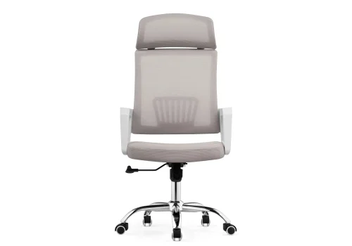 Компьютерное кресло Klit light gray 15636 Woodville, серый/сетка, ножки/металл/хром, размеры - *1220***580*580 фото 2