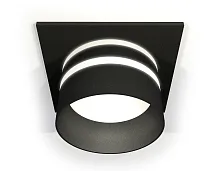 Светильник точечный Techno spot XC6521062 Ambrella light чёрный 1 лампа, основание чёрное в стиле хай-тек современный квадратный
