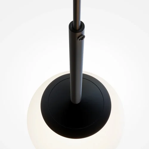 Светильник подвесной Basic form MOD321PL-01B Maytoni белый 1 лампа, основание чёрное в стиле современный шар фото 3