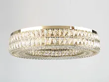 Люстра потолочная 10125+8/PL gold Newport прозрачная на 13 ламп, основание золотое в стиле американский современный классический 