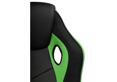 Кресло игровое Kard black / green 15249 Woodville, зелёный/искусственная кожа, ножки/пластик/чёрный, размеры - *1210***620*690 фото 8
