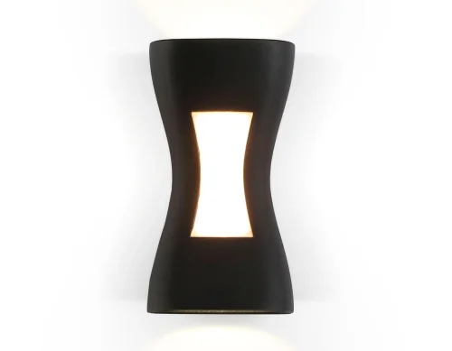 Настенный светильник LED ST4529 Ambrella light уличный IP54 чёрный 1 лампа, плафон чёрный в стиле хай-тек современный LED