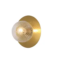 Бра Roshni 3049-1W F-promo прозрачный 1 лампа, основание медь в стиле современный 