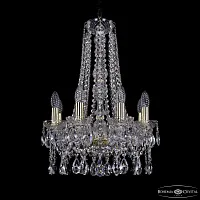 Люстра подвесная 1413/8/141/h-59 G Bohemia Ivele Crystal без плафона на 8 ламп, основание золотое в стиле классический sp