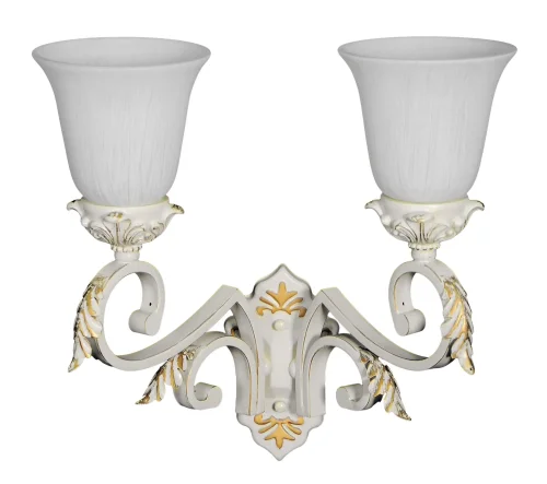 Бра Penna E 2.1.2.500 C Dio D'Arte белый на 2 лампы, основание бежевое в стиле классический 