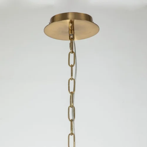 Люстра подвесная Duke 2969-6P Favourite прозрачная на 6 ламп, основание золотое в стиле современный  фото 2
