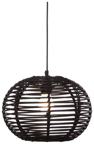 Светильник подвесной 578-726-01 Velante коричневый 1 лампа, основание коричневое в стиле кантри 