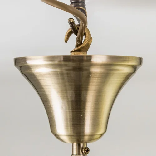 Люстра подвесная Кремона CL406193 Citilux белая на 9 ламп, основание бронзовое в стиле классический  фото 5