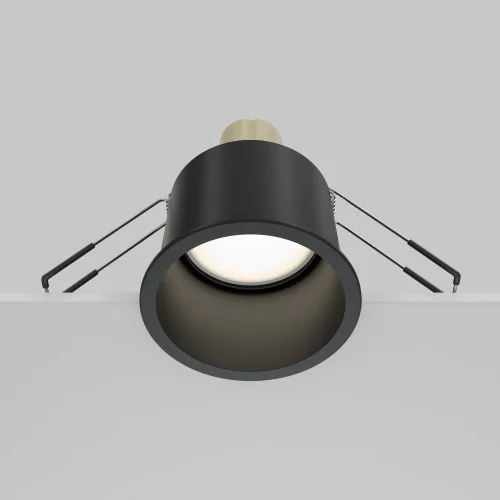 Светильник точечный Reif DL049-01B Maytoni чёрный 1 лампа, основание чёрное в стиле хай-тек современный  фото 5