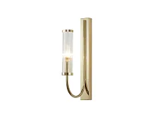 Бра 4551/A Newport прозрачный 1 лампа, основание золотое в стиле американский современный 