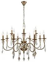 Люстра подвесная Grace 1053/05/12P Stilfort без плафона на 12 ламп, основание бронзовое в стиле классический Люстра подвесная Grace 1053/05/12P Stilfort без плафона на 12 ламп, основание бронзовое в стиле классический