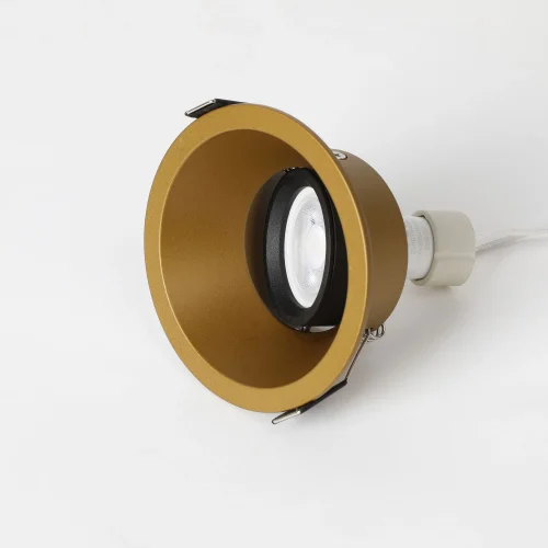 Светильник точечный LED Retro 2792-1C Favourite латунь 1 лампа, основание латунь в стиле хай-тек современный  фото 3