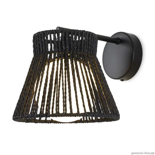 Бра Cottage FR5405WL-01B Freya чёрный на 1 лампа, основание чёрное в стиле современный кантри арт-деко 
