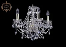 Люстра подвесная хрустальная 11.25.4.141.Gd.Sp Богемиа Арт Классик прозрачная на 4 лампы, основание золотое в стиле классический Люстра подвесная хрустальная 11.25.4.141.Gd.Sp Богемиа Арт Классик прозрачная на 4 лампы, основание золотое в стиле классический