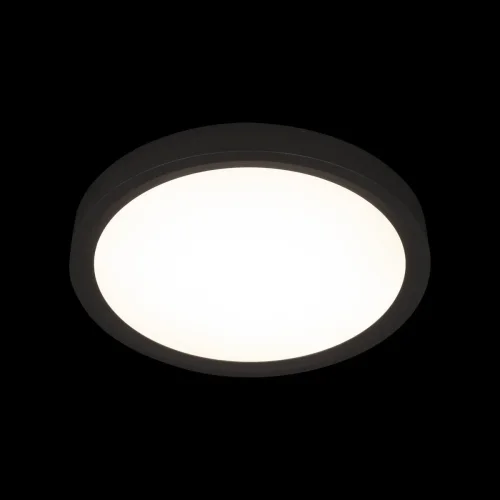 Светильник потолочный LED Extraslim 10227/24 Black LOFT IT белый 1 лампа, основание чёрное в стиле современный  фото 2