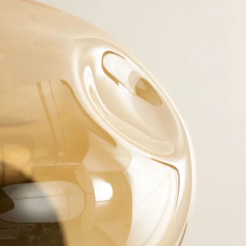 Бра с выключателем Девис CL201321 Citilux янтарный бежевый на 2 лампы, основание коричневое в стиле современный лофт  фото 3