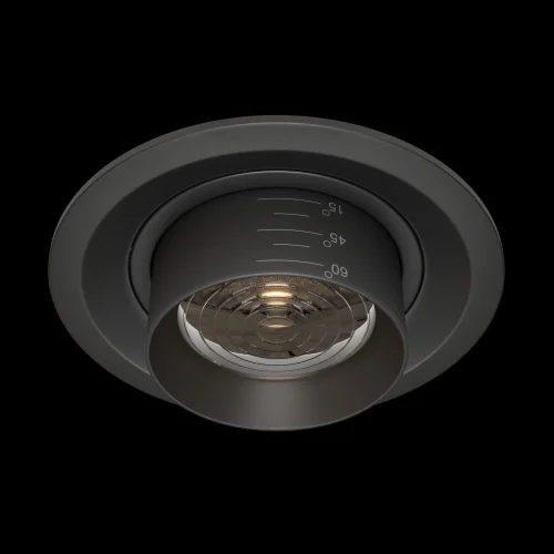 Светильник точечный LED Elem DL052-L15B4K Maytoni чёрный 1 лампа, основание чёрное в стиле хай-тек современный  фото 4