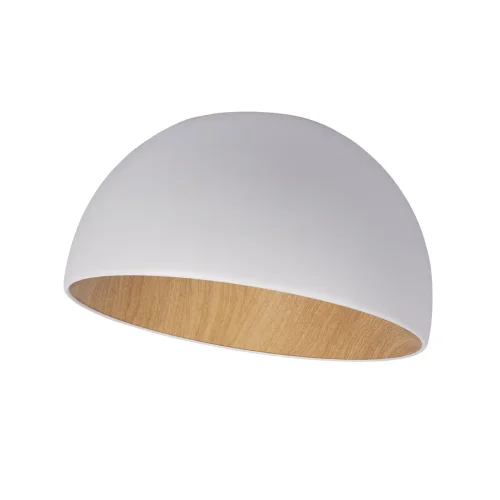 Светильник потолочный LED Egg 10197/350 White LOFT IT белый бежевый коричневый 1 лампа, основание коричневое белое в стиле современный  фото 5