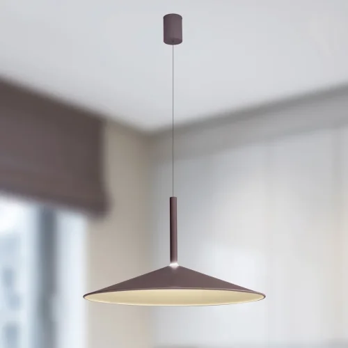 Светильник подвесной LED Calice 7892 Mantra коричневый 1 лампа, основание коричневое в стиле хай-тек современный  фото 3