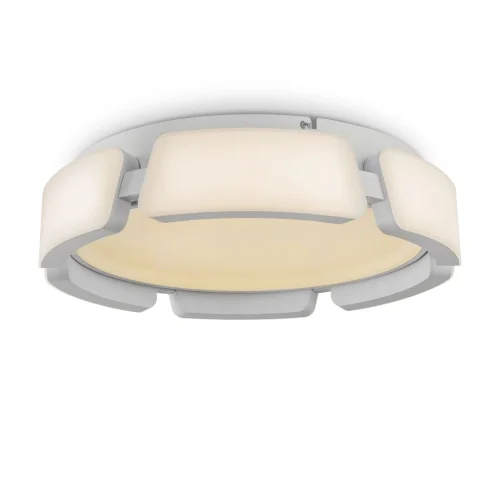 Люстра потолочная LED Ethan FR6040CL-L92W Freya белая на 1 лампа, основание белое в стиле современный  фото 2
