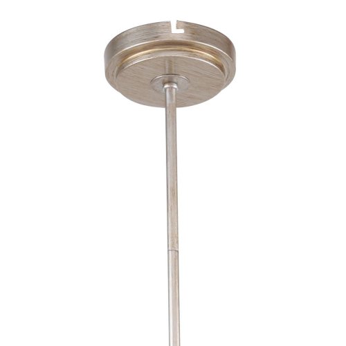 Люстра подвесная Ironia 2554-5P Favourite белая на 5 ламп, основание серебряное в стиле арт-деко  фото 3
