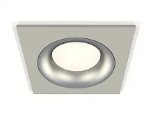 Светильник точечный XC7633004 Ambrella light матовый хром серый 1 лампа, основание чёрное в стиле хай-тек современный 
