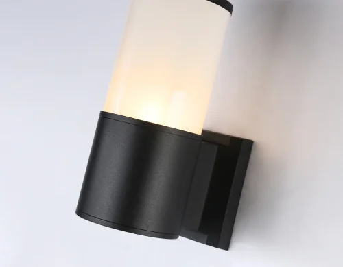 Настенный светильник ST2451 Ambrella light уличный IP54 чёрный 1 лампа, плафон белый в стиле хай-тек современный E27 фото 3
