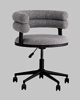 Cтул офисный Понти, серый, чёрные ножки УТ000040475 Stool Group Cтул офисный Понти, серый, чёрные ножки УТ000040475 Stool Group