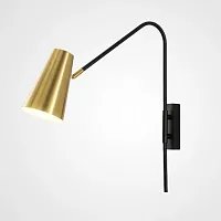 Настенный светильник VERINA Brass 224056-23 ImperiumLoft латунь 1 лампа, основание латунь в стиле лофт современный 