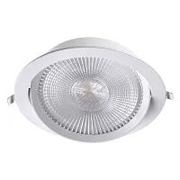 Светильник точечный LED Stern 358001 Novotech белый 1 лампа, основание белое в стиле современный 