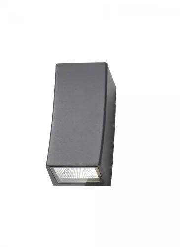 Настенный светильник LED SL088.421.02 ST-Luce уличный IP54 чёрный 2 лампы, плафон чёрный в стиле хай-тек современный LED