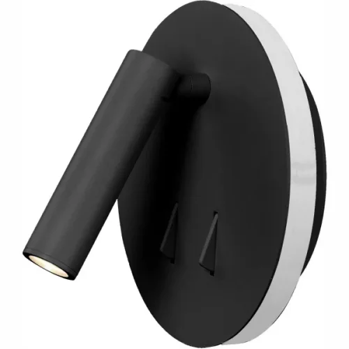 Бра с выключателем LED Cayman 6083 Mantra чёрный на 1 лампа, основание чёрное в стиле хай-тек современный 