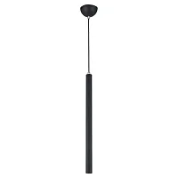Светильник подвесной LED Cornville LSP-8109 Lussole чёрный 1 лампа, основание чёрное в стиле современный трубочки