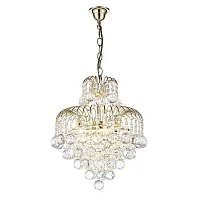 Люстра хрустальная подвесная Bellagio E 1.5.40.100 G Arti Lampadari прозрачная на 4 лампы, основание золотое в стиле классический Люстра хрустальная подвесная Bellagio E 1.5.40.100 G Arti Lampadari прозрачная на 4 лампы, основание золотое в стиле классический