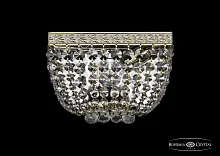 Бра 19282B/20IV GW Bohemia Ivele Crystal прозрачный 1 лампа, основание золотое в стиле классический sp