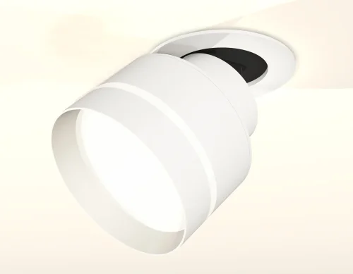 Светильник точечный XM8101525 Ambrella light белый 1 лампа, основание белое в стиле хай-тек  фото 3