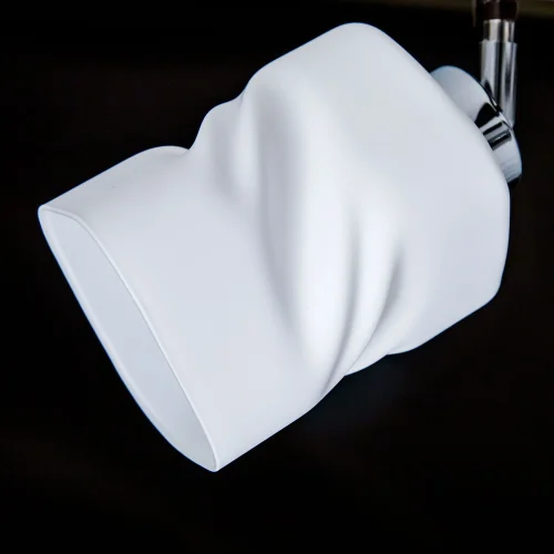 Люстра потолочная Берта CL126132 Citilux белая на 3 лампы, основание коричневое венге в стиле современный  фото 6