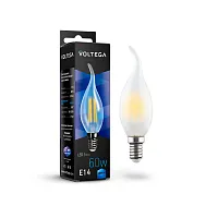 Лампа LED Crystal 7026 Voltega VG10-CW2E14cold6W-F  E14 6вт